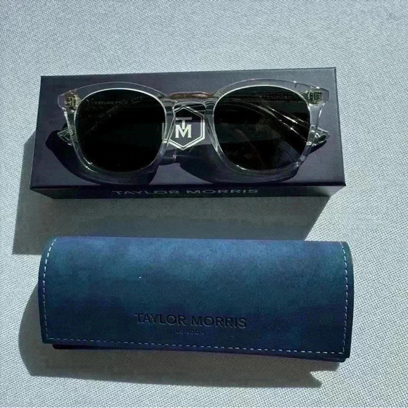 NWT Taylor Morris Eagle Sunglasses Crystal Green - Picture 3 of 5